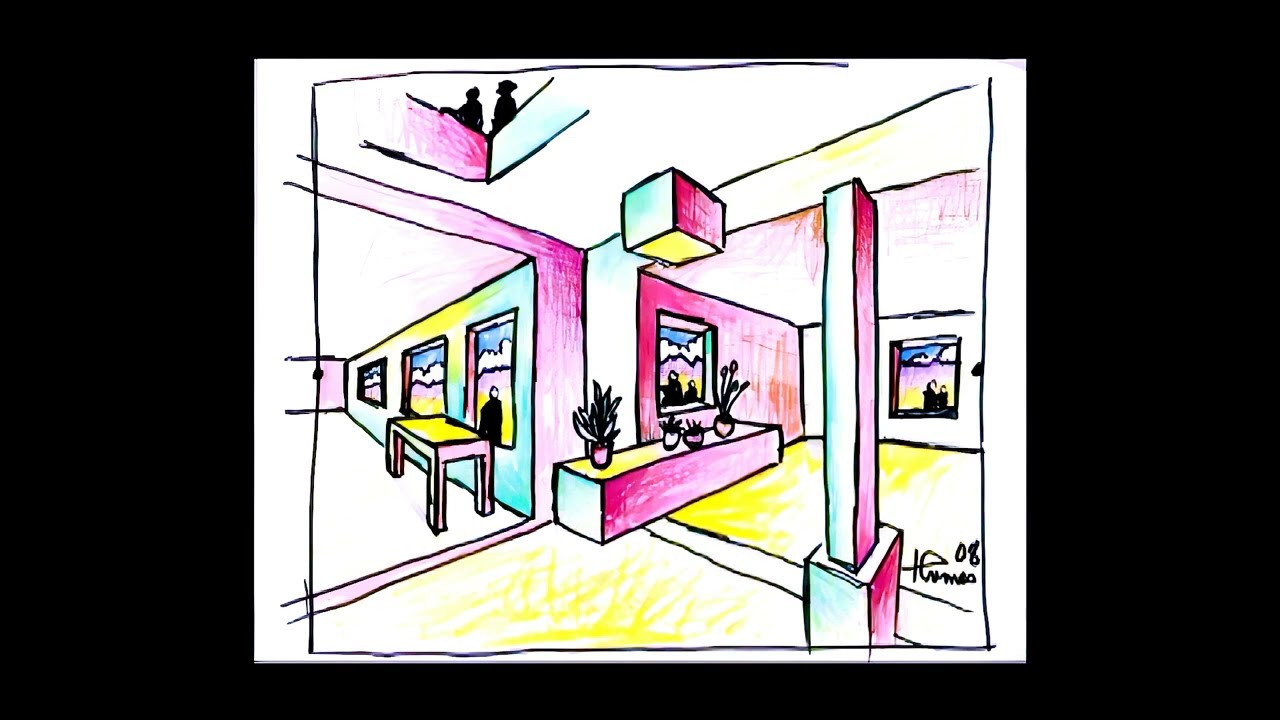 Two-Point Perspective Drawing | How to Draw Using Perspective with Dick Termes