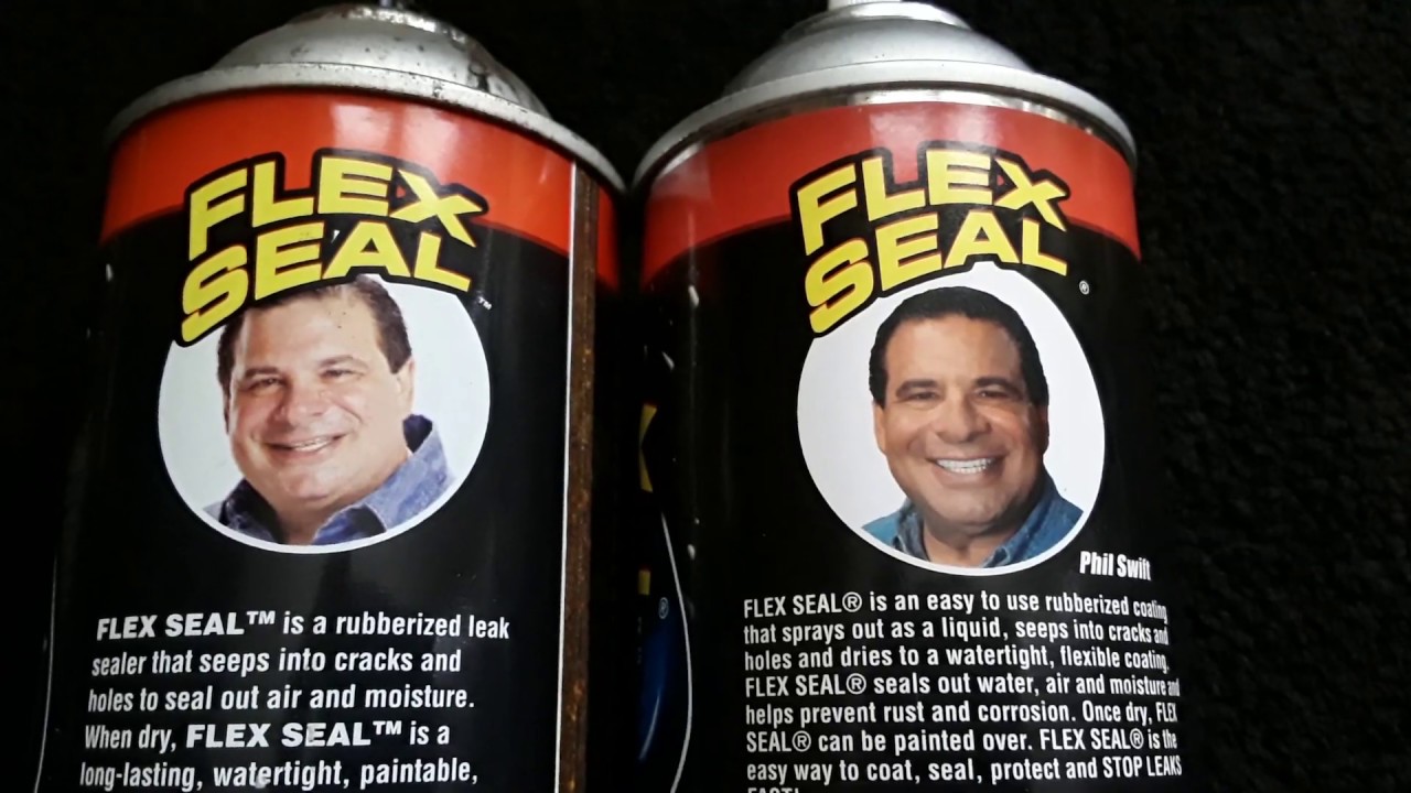 Phil Swift Flex Seal 2011 and Now Differences on the can YouTube