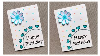 How To Make Easy Birthday Card | Greeting Card | Birthday Gift Ideas