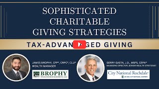 Lifetime, Legacy & Charitable Planning Opportunities Webinar