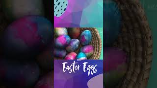 "Dye" Easter Eggs  #eastereggs #diyeastereggs #easter