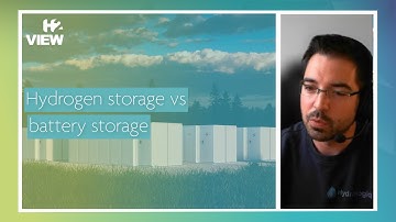 Hydrogen storage vs battery storage