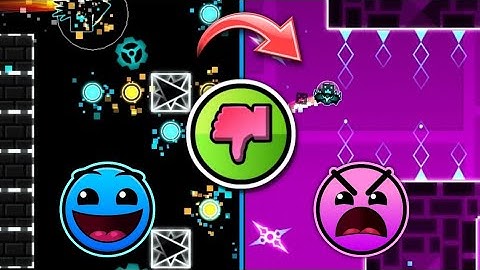 Playing the Most DISLIKED Levels of Each Difficulty! - Geometry Dash