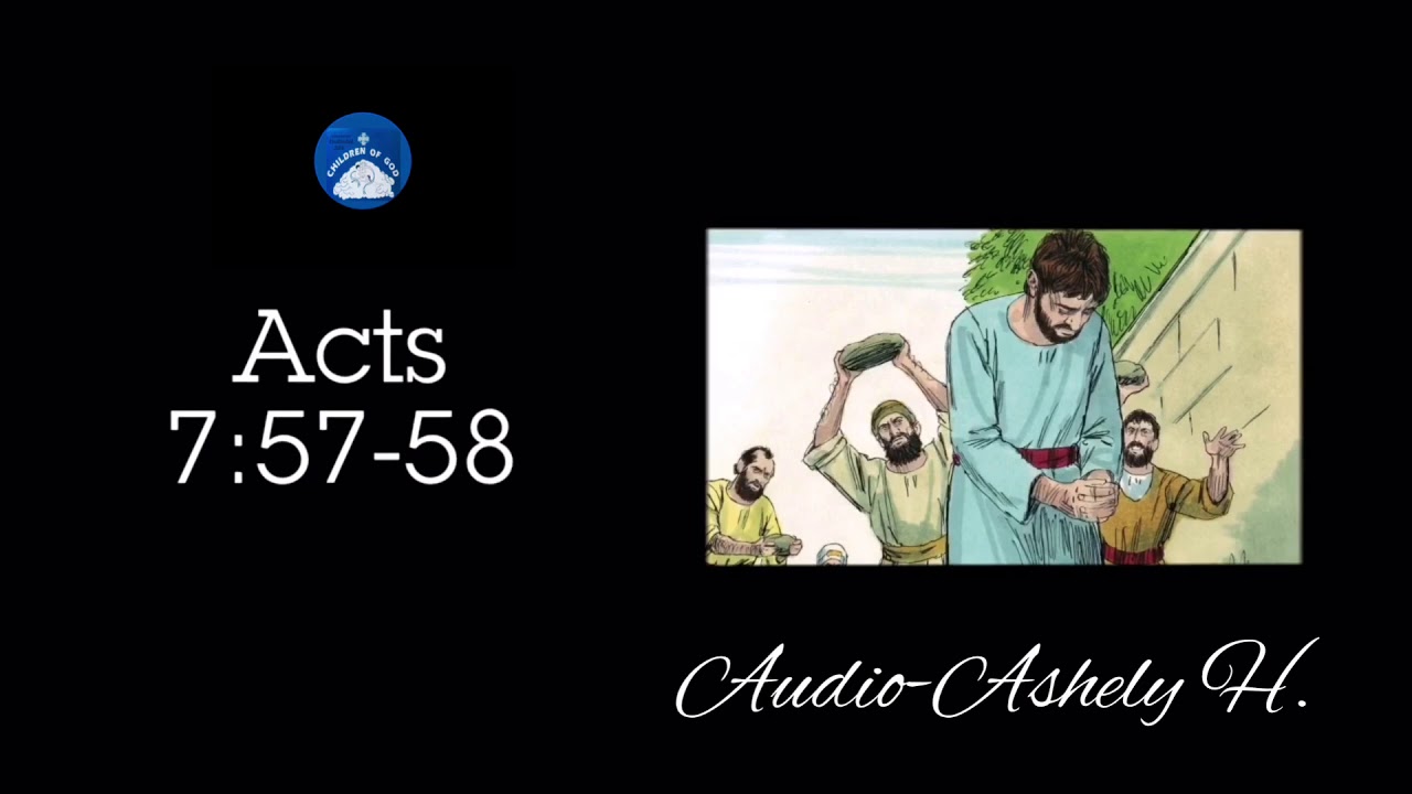 Acts 7:57-58 - YouTube