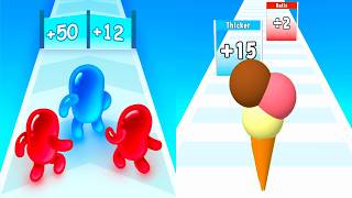Ice Cream Rush vs Join Blob Clash 3D | MAX LEVEL Unlocked! Only 1% Win! TiktokAndroid iOS Gameplay screenshot 1