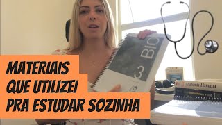 MATERIAIS QUE UTILIZEI PRA ESTUDAR SOZINHA EM CASA E PASSAR EM MEDICINA PELO ENEM📚 Tour mesa estudo