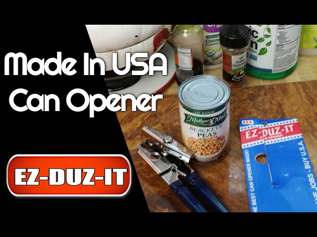 Can Opener EZ-DUZ-IT Made in USA