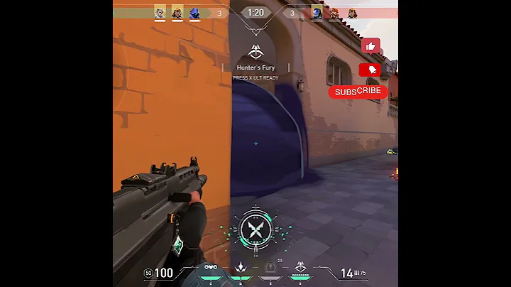 (5 headshot)🗯️1v5 ace clutch is most satisfying in valorant⁉️ #hunterdream #youtube #shorts