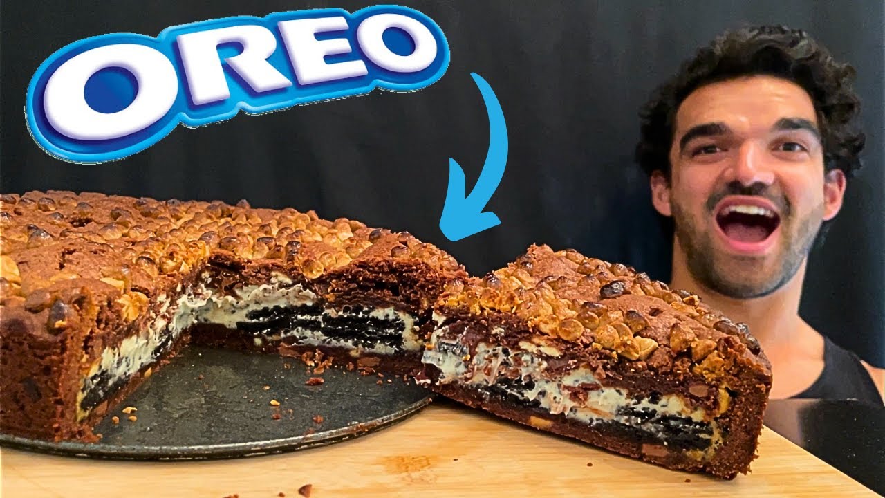 ASMR MUKBANG OREO CHOCOLATE GIANT COOKIE, OREO COOKIE PIE, EATING SOUNDS