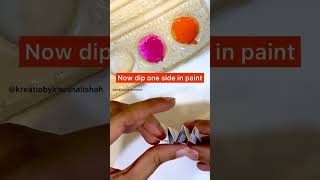 Make your own stamp for beautiful prints #stamping #diystamp #kidsactivities