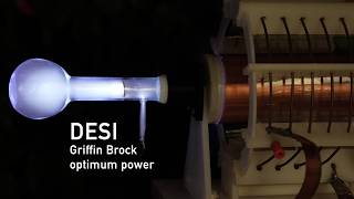 Desi - Griffin Brock Shows Operation Of A Desmitron Shadowgraph Tube At Optimum Power In The Dark