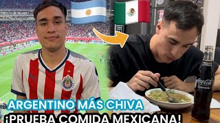 El ARGENTINO más CHIVA PRUEBA COMIDA y DULCES MEXICANOS 🇲🇽🤝🇦🇷 @Julian_Suarez