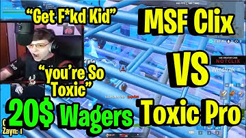MSF Clix Finally Gets Revenge Against The Toxic Pro who accused Him of Cheating in an INSANE 1V1