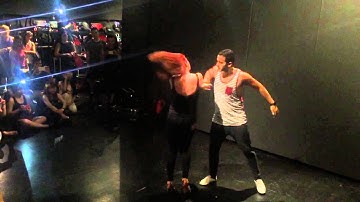 James and Sonia - Musicality workshop freestyle demo - Spin City Dance - Zouk S.E.A Malaysia 2015