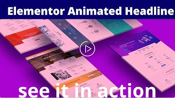 Elementor Animated Headline