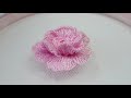 Wool Rose applique | How to make a Rose applique | Hand Embroidery on knitted items