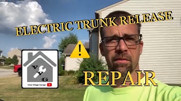 electric trunk release diagnosis and repair 2013 Buick Regal