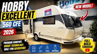 🚐 Hobby Excellent 560 CFE (2026) – Premium Comfort & Smart Caravaning | Caravan Salon Düsseldorf