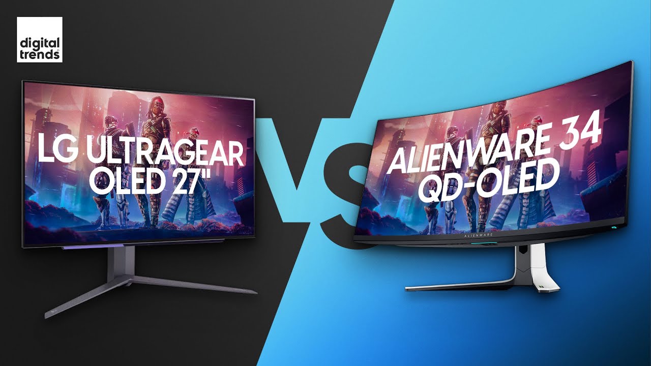 LG UltraGear OLED 27 vs. Alienware 34 QD-OLED