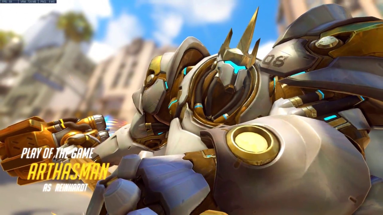 Overwatch - Play of the Game - Reinhardt - Competitive Season 7