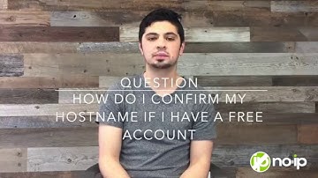 Support Question of the Day - How do I confirm my hostname if I have a free account?