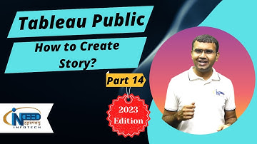 Tableau Public | How to Create Story? | Part 14 | 2023 Edition
