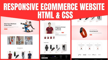 How To Make Ecommerce Website Using HTML And CSS Step By Step | Create e-Commerce Website