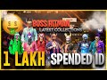 BOSS HITMAN😎||🌸SEASON 1 TO FULL LATEST DRESS🎭 AND WEPON COLLECTION||1 LAKH🤑 SPENDED ID