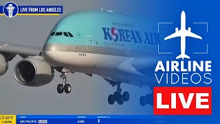 RARE Moment at LAX! DOUBLE Korean Air A380 ACTION!