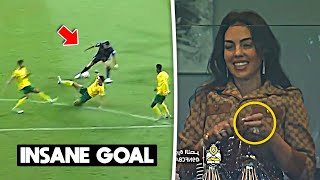 Cristiano Ronaldos INSANE Long Shot Goal & Georgina Reaction on it ??