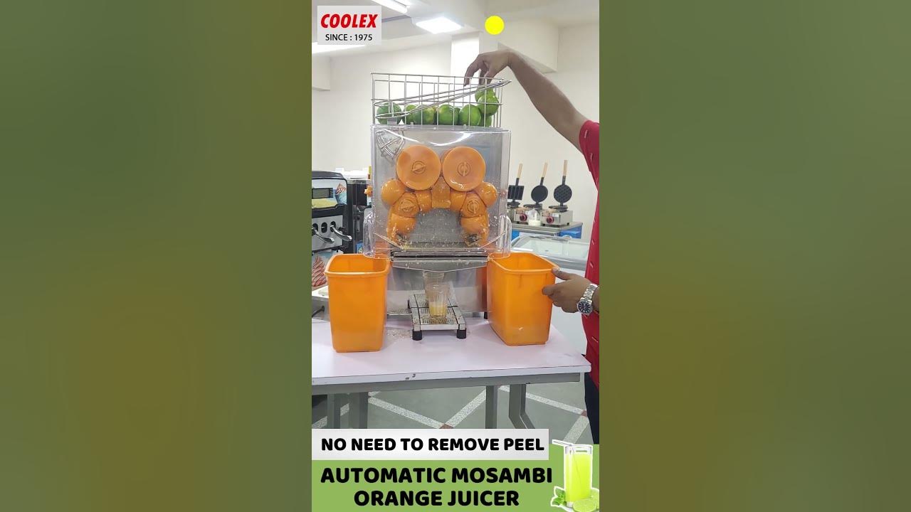 Automatic Orange Mosambi Juicer No need to remove peel Summer Business Concept Bathai Juice