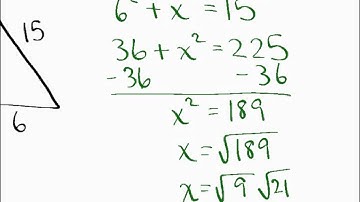 CA Geometry Lesson 5-1 Pythagorean Theorem