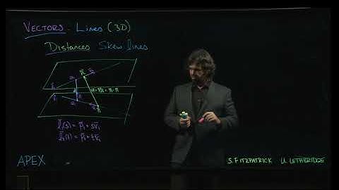 Vectors: Lines - 07. Distance Between Skew Lines