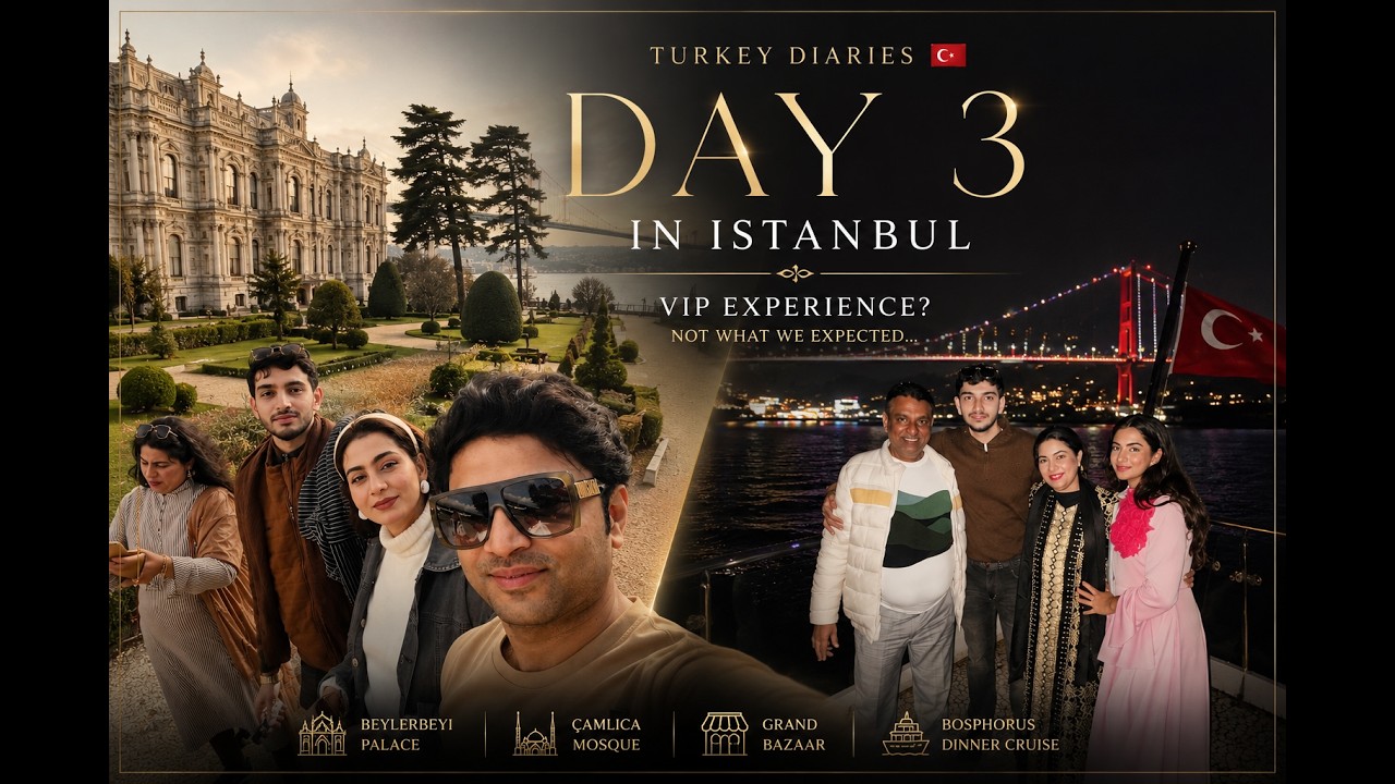 We paid for VIP in Istanbul.. here's what happened ! Day 3 | Beylerbeyi | camlica | dinner cruise