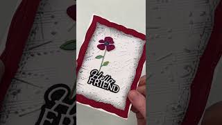 Turn Poppy Die cuts into Shimmering Art | Spellbinders Poppy Song collection