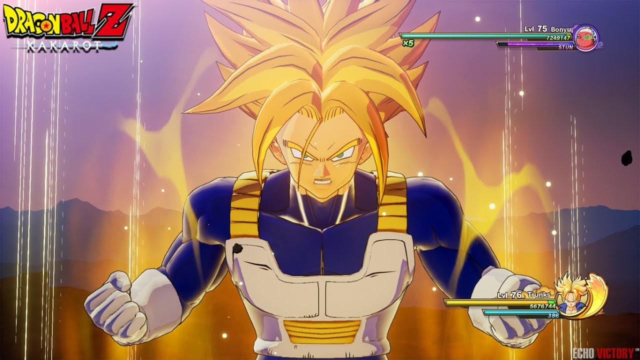 Dragon Ball Z: Kakarot - NEW Long hair Future Trunks w/Battle Suit Armor!  MOD Gameplay 