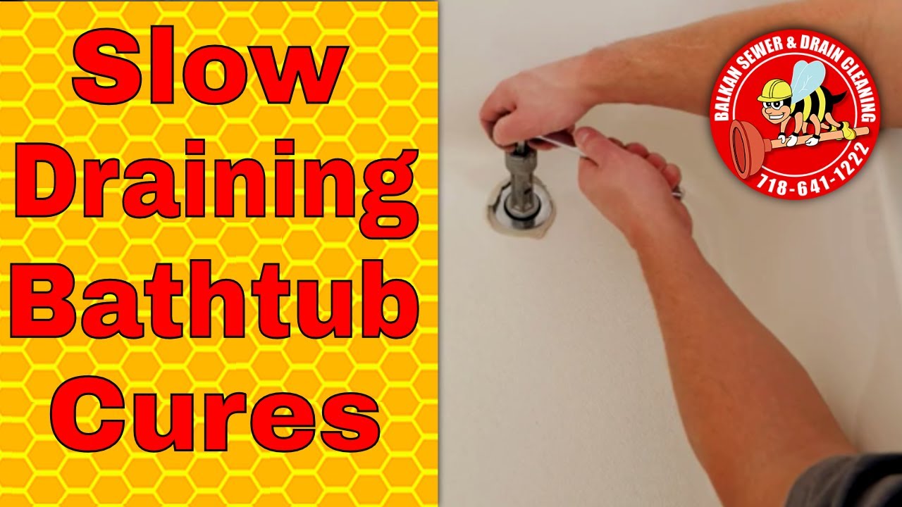 How to Remedy a Slow-Draining or Clogged Bathtub - Christiansonco