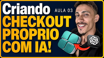 Como criar CHECKOUT PRÓPRIO com IA 100% DE GRAÇA - Aula 03 Passo a Passo Integração API PIX COM IA