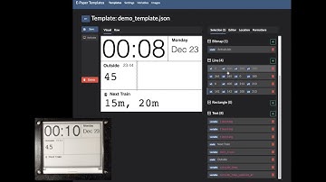 ePaper Template Setup