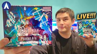 *LIVE* DOUBLE SP PULL!!! GD04 Phantom Aria Booster Box Opening!!! | Gundam Card Game Live Stream