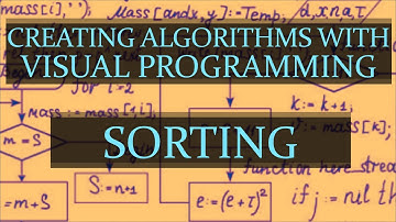 Programming a Sorting Algorithm using Visual Programming