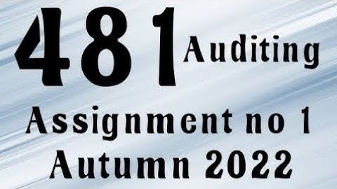 AIOU Code 481 Solved Assignment No.1 Autumn 2022 #aiou #aiousolveassignments