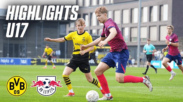 Everything to fight for in the second leg | Dortmund - RB Leipzig | U17 Bundesliga Halbfinale