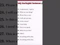 Daily use Practice English