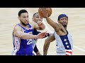 Embiid Meniscus Tear! Simmons Triple Double Game 5 vs Wiz! 2021 NBA Playoffs