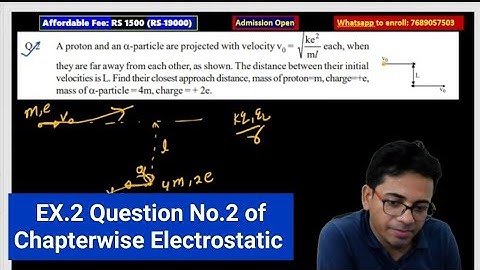 Ex.2 Question No. 2 of Electrostatics Chapterwise BY RKH SIR