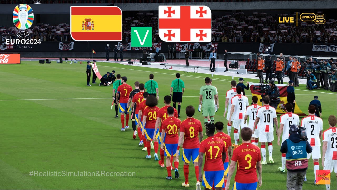 SPAIN vs GEORGIA - UEFA Euro 2024 - Round 16 | Full Match All Goals ...