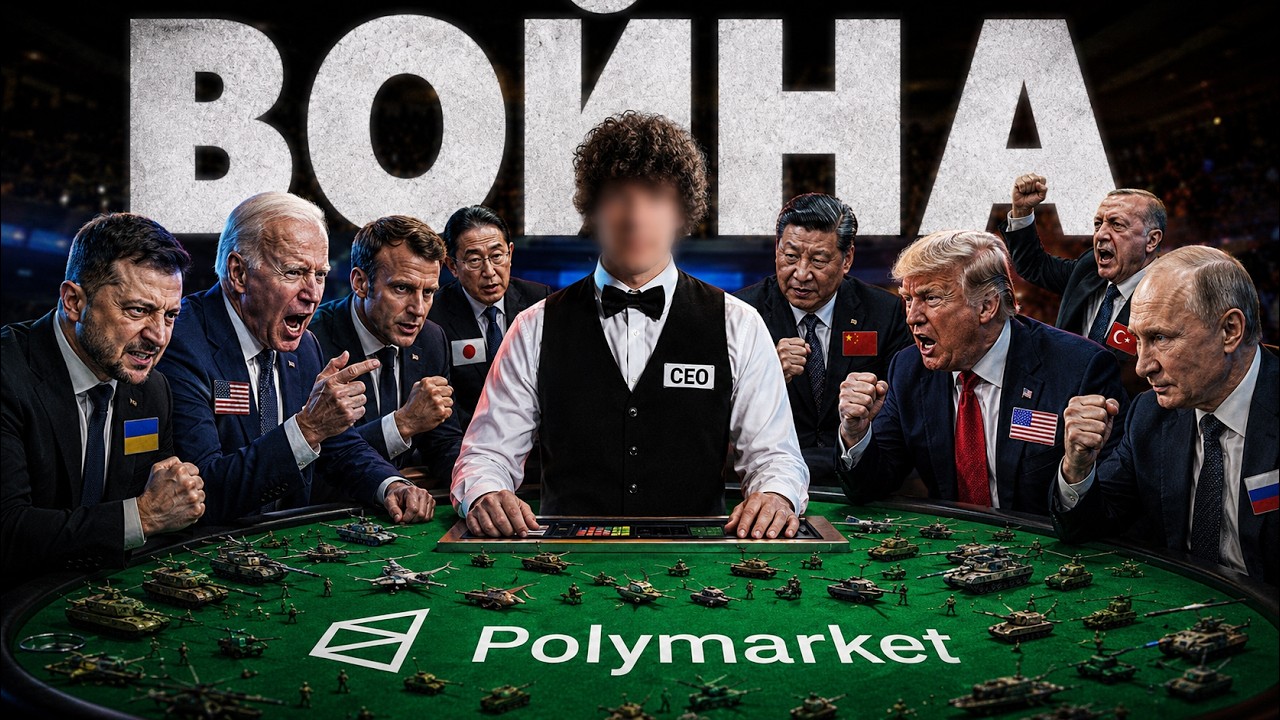 Миниатюра СТАВКИ НА ВОЙНУ И ВЫБОРЫ: Как Polymarket изменил МИР!