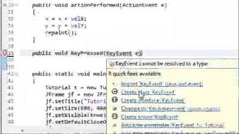 JAVA Programming Tutorial Moving Object with Keyboard Inputs KeyListener