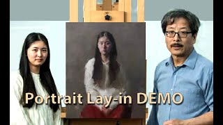 【Portrait Lay in Demo】Portrait Oil Painting Demo with Jun Leng